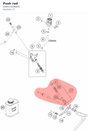 Diagram preview: Push rod (A56013056000)