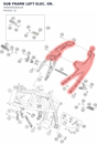 Diagram preview: SUB FRAME LEFT ELEC. OR. (76003002001EB)