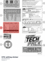 Diagram preview: STD setting sticker (A61006098100)