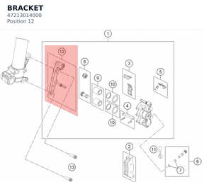 Diagram preview: BRACKET (47213014000)