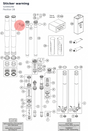 Diagram preview: Sticker warning (52000290)