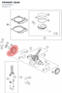Diagram preview: PRIMARY GEAR (61230055000)