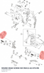 Diagram preview: ROUND HEAD SCREW ISR M6X12-A2-070-MK (0738010601200S)