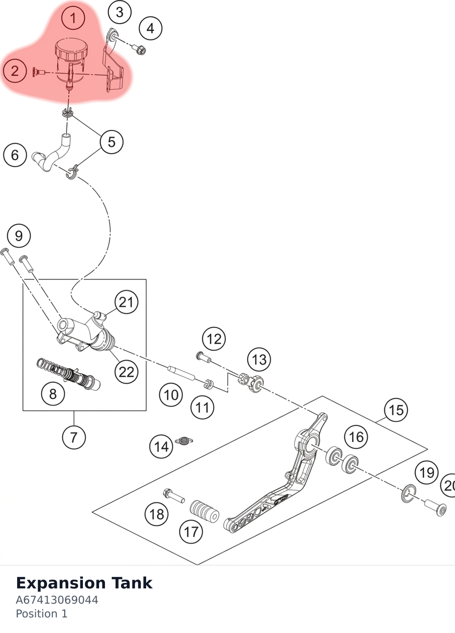 Diagram preview: Expansion Tank (A67413069044)
