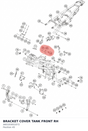 Diagram preview: BRACKET COVER TANK FRONT RH (A60103001072)