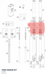 Diagram preview: FORK REPAIR KIT (R14047)
