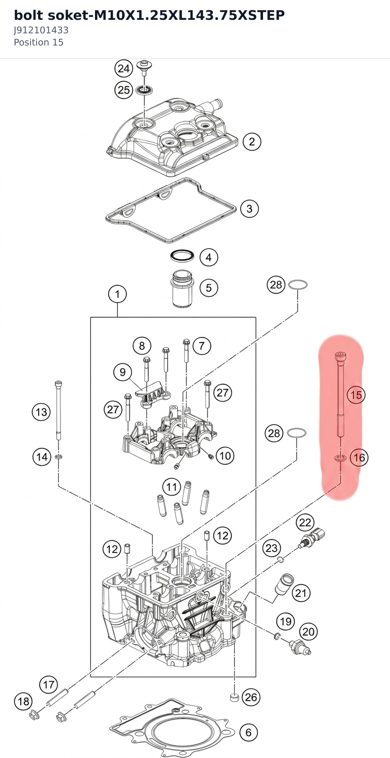 Diagram preview: bolt soket-M10X1.25XL143.75XSTEP (J912101433)