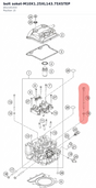 Diagram preview: bolt soket-M10X1.25XL143.75XSTEP (J912101433)