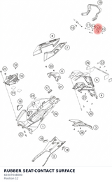 Diagram preview: RUBBER SEAT-CONTACT SURFACE (60307048000)