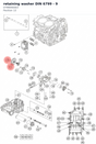 Diagram preview: retaining washer DIN 6799 - 9 (0799090003)