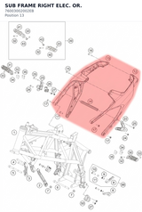 Diagram preview: SUB FRAME RIGHT ELEC. OR. (76003002002EB)