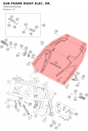 Diagram preview: SUB FRAME RIGHT ELEC. OR. (76003002002EB)