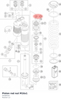 Diagram preview: Piston rod nut M16x1 (50180529)