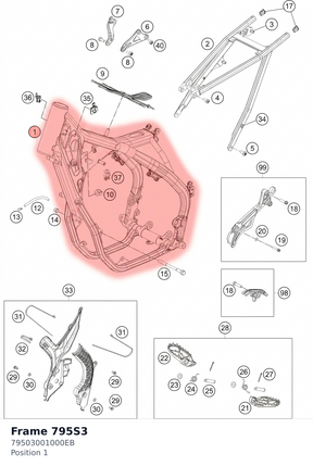Diagram preview: Frame 795S3 (79503001000EB)