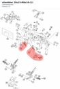 Diagram preview: silentbloc 20x15-M6x10-(1) (C90705062000)
