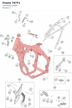 Diagram preview: Frame 797T1 (79703101100EB)