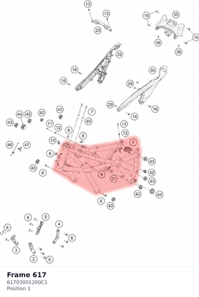 Diagram preview: Frame 617 (61703001200C1)