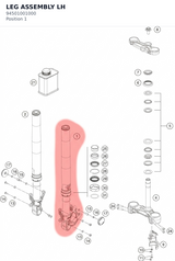 Diagram preview: LEG ASSEMBLY LH (94501001000)