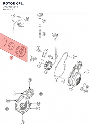 Diagram preview: ROTOR CPL. (79239105144)