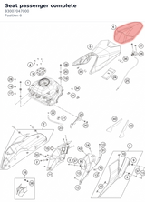 Diagram preview: Seat passenger complete (93007047000)