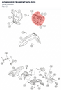 Diagram preview: COMBI INSTRUMENT HOLDER (A60614060000)