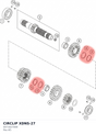 Diagram preview: CIRCLIP XDNS-27 (0471027000)