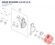 Diagram preview: WEAR BUSHING 12/15/12,5 (C77236072120)
