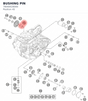 Diagram preview: BUSHING PIN (78040028000)