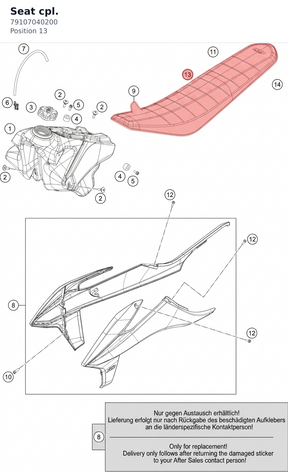 Diagram preview: Seat cpl. (79107040200)