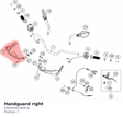 Diagram preview: Handguard right (95802081000CA)