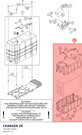 Diagram preview: CHARGER ZE (70029074000)