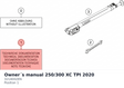 Diagram preview: Owner´s manual 250/300 XC TPI 2020 (3214002EN)