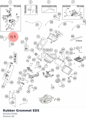 Diagram preview: Rubber Grommet EDS (60316175000)