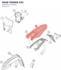 Diagram preview: REAR FENDER EXC (A49008013000ABA)