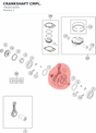 Diagram preview: CRANKSHAFT CMPL. (79030118200)