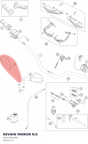 Diagram preview: REVIEW MIRROR R/S (76512041000)