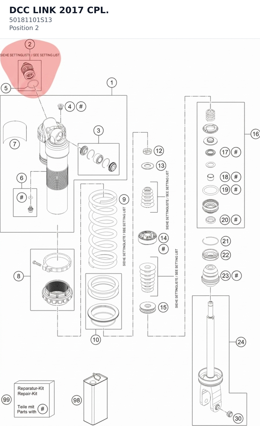 Diagram preview: DCC LINK 2017 CPL. (50181101S13)