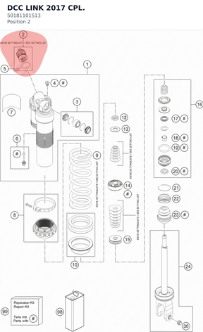 Diagram preview: DCC LINK 2017 CPL. (50181101S13)