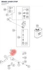 Diagram preview: BRAKE LEVER STOP (45203063000)