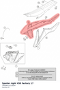 Diagram preview: Spoiler right 450 factory 17 (79008051033EBH)