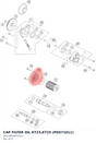 Diagram preview: CAP FILTER OIL KT23,KT25 (PD571011) (9623800603324)
