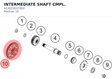 Diagram preview: INTERMEDIATE SHAFT CMPL. (A13033037000)