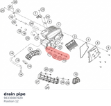 Diagram preview: drain pipe (96330087020)