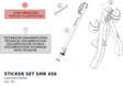 Diagram preview: STICKER SET SMR 450 (A46008078008)