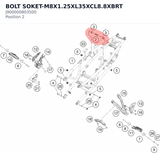 Diagram preview: BOLT SOKET-M8X1.25XL35XCL8.8XBRT (J900000803500)