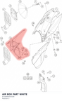 Diagram preview: AIR BOX PART WHITE (4710600101028)