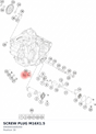 Diagram preview: SCREW PLUG M16X1.5 (0900001600200)