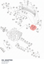 Diagram preview: OIL ADAPTER (76738050000)