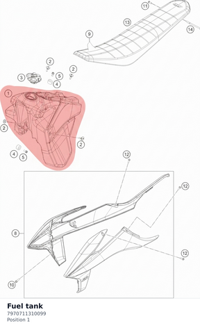 Diagram preview: Fuel tank (7970711310099)