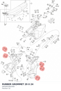 Diagram preview: RUBBER GROMMET 29 X 24 (0650002902400)